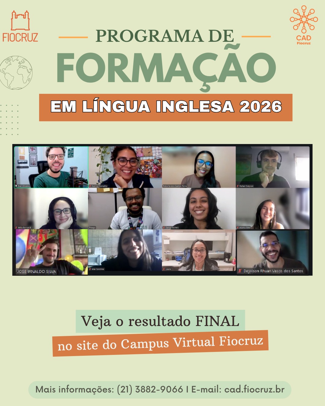 Programa de Formação em Língua Inglesa 2026: confira lista de candidatos selecionados