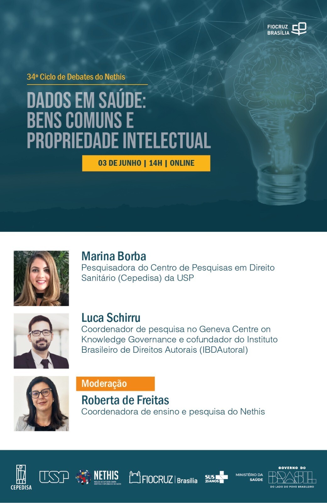 Nethis debate bens comuns digitais e saúde