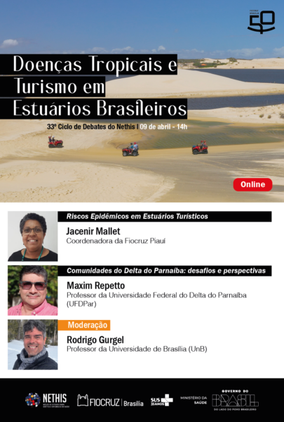 Próximo seminário do Nethis discute doenças tropicais e turismo em estuários brasileiros