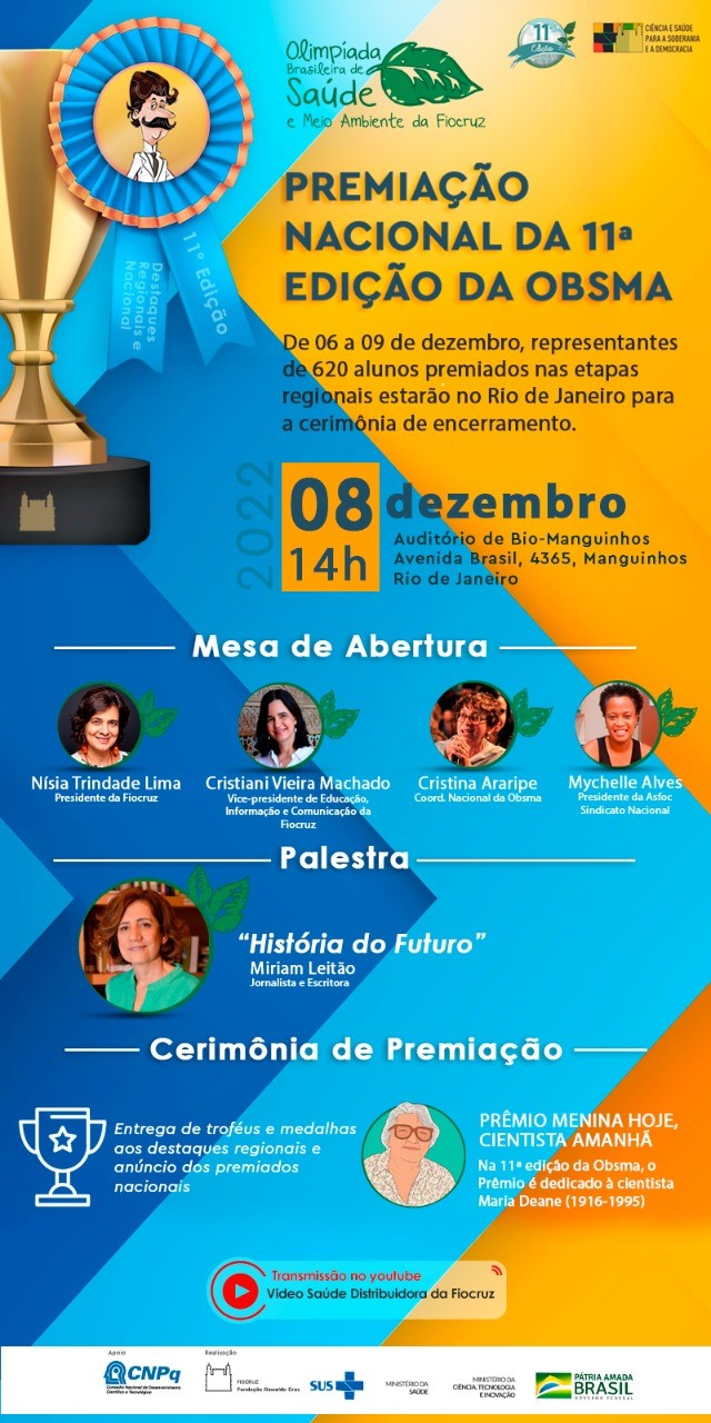 Alunos da Fiocruz recebem menção honrosa na 17ª Olimpíada Brasileira de  Matemática das Escolas Públicas
