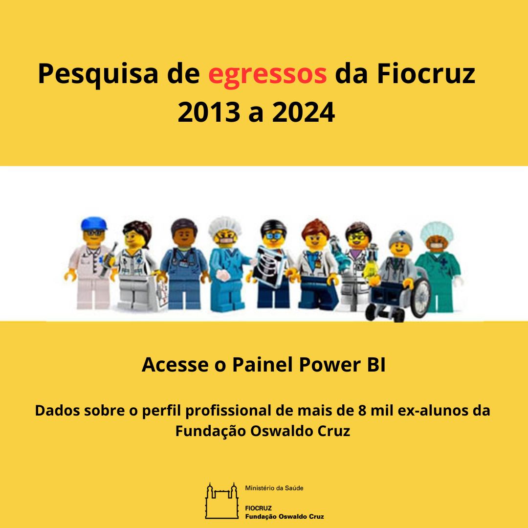 Fiocruz publica Painel com dados da Pesquisa de Egressos - 2013 a 2024