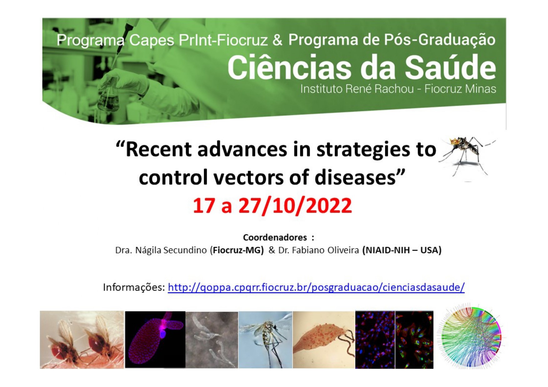 Fiocruz lança edital para curso sobre artrópodes vetores