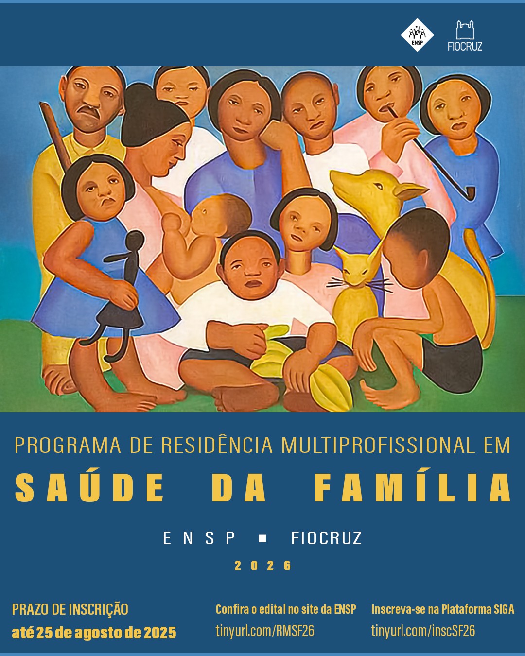 Inscrições abertas para Residência Multiprofissional em Saúde da Família 2026