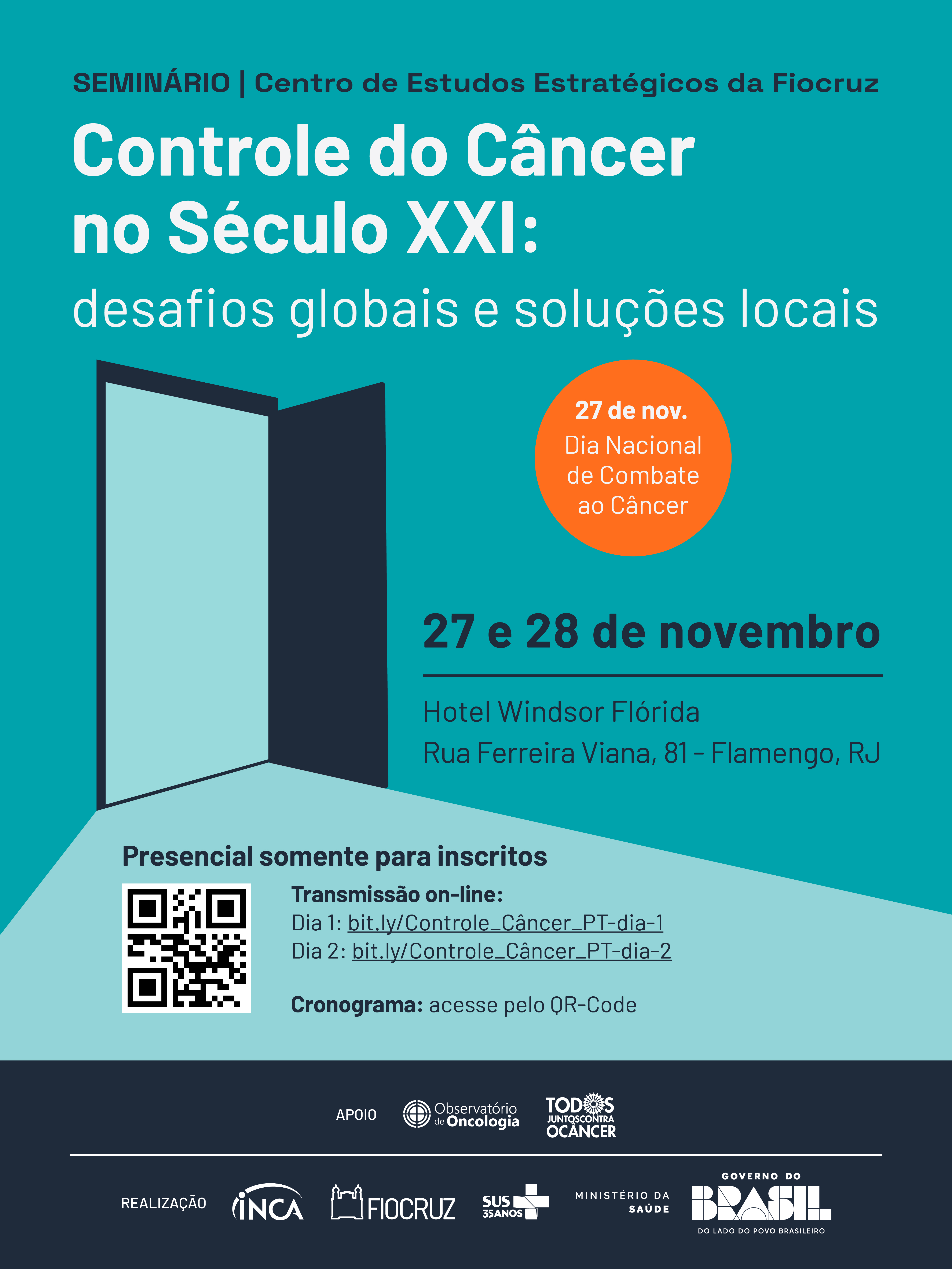 Seminário internacional da Fiocruz debate o controle do câncer com foco na prevenção e crítica à ideia de ‘guerra’