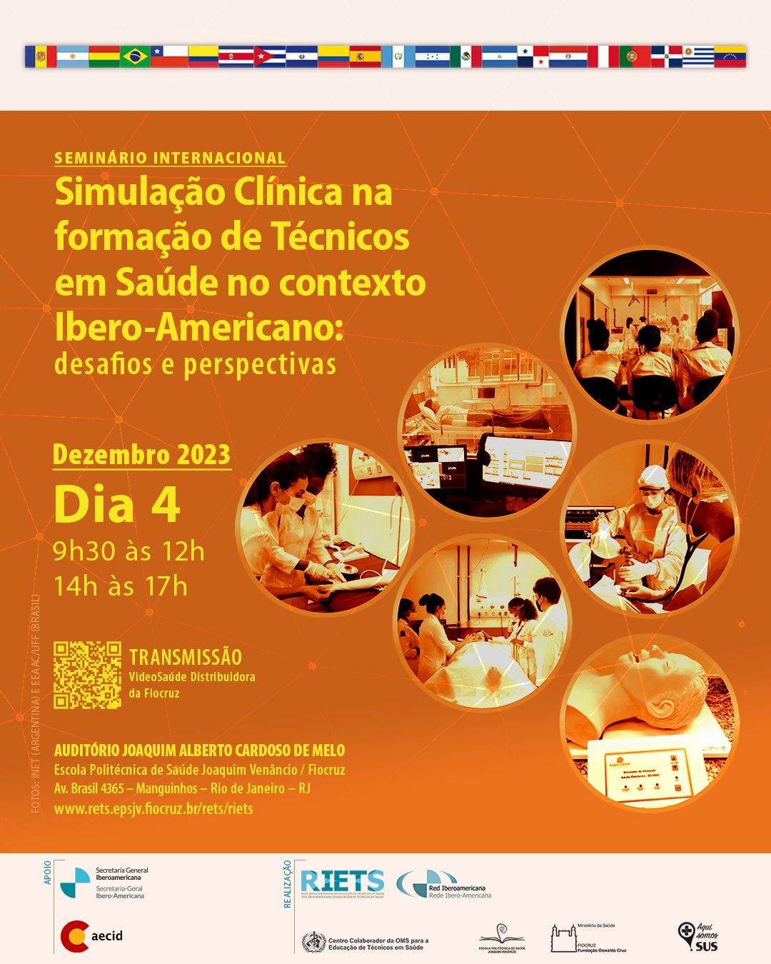 Seminário Internacional: Simulação Clínica na Formação de Técnicos em Saúde no contexto Ibero-Americano - desafios e perspectivas