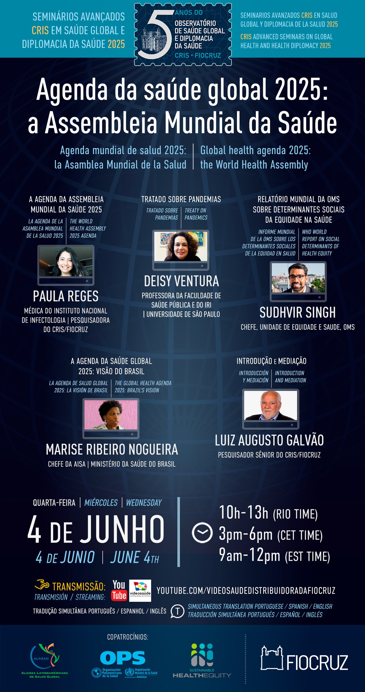 Seminário debate resultados e discussões da Assembleia Mundial de Saúde