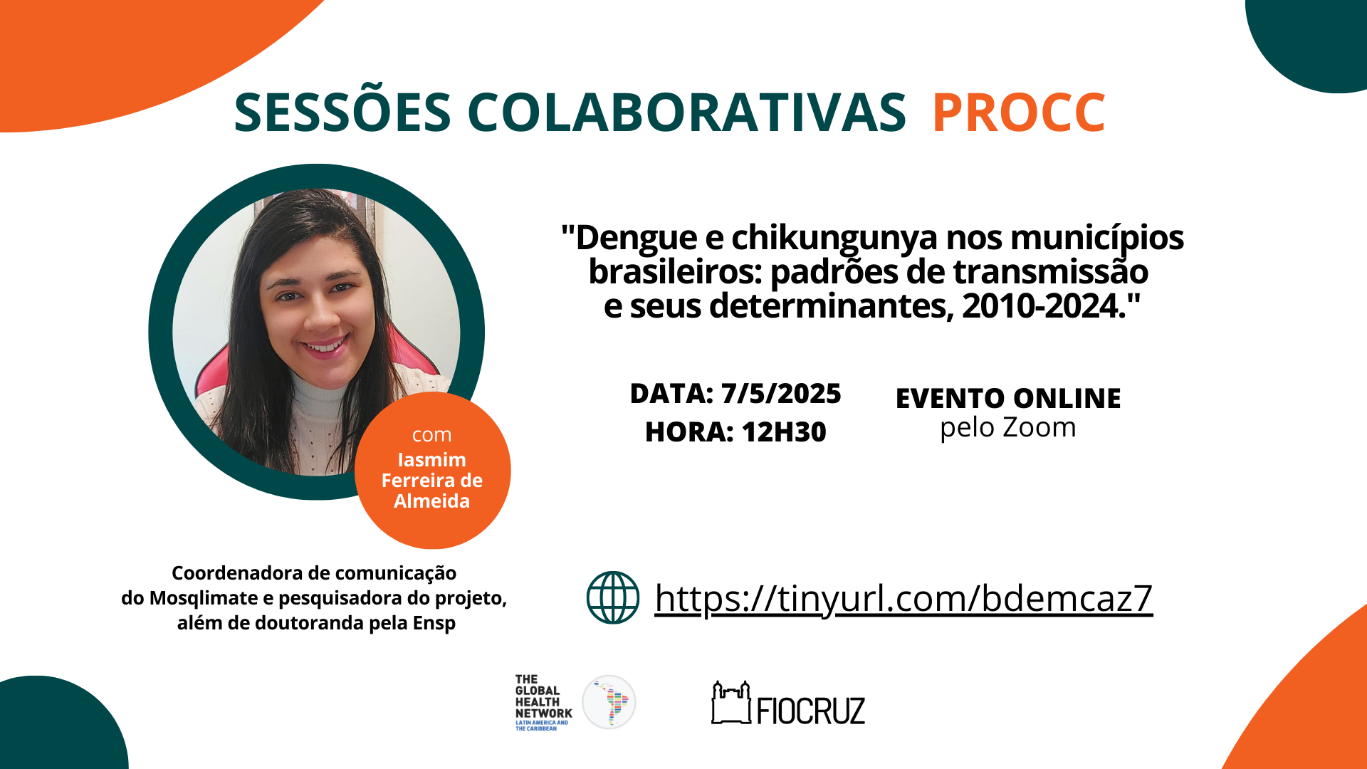 Dengue e chikungunya nos municípios brasileiros são foco da próxima sessão colaborativa do Procc