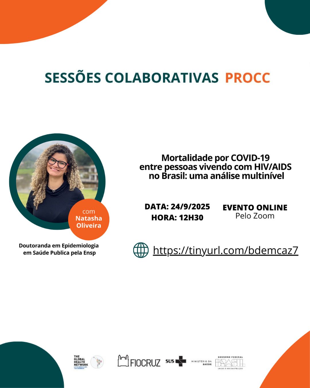 Sessão colaborativa aborda mortalidade por Covid-19 entre pessoas com HIV
