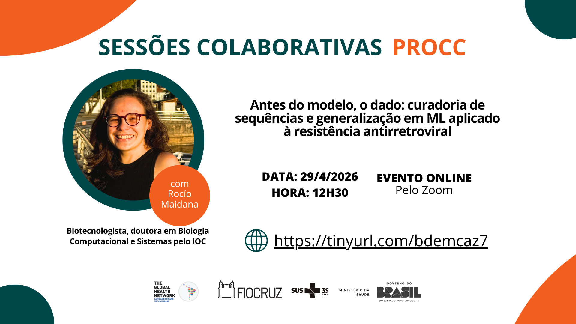 Dados antes do modelo: pesquisadora mostra o que define a eficácia da IA no tratamento do HIV em sessão do PROCC
