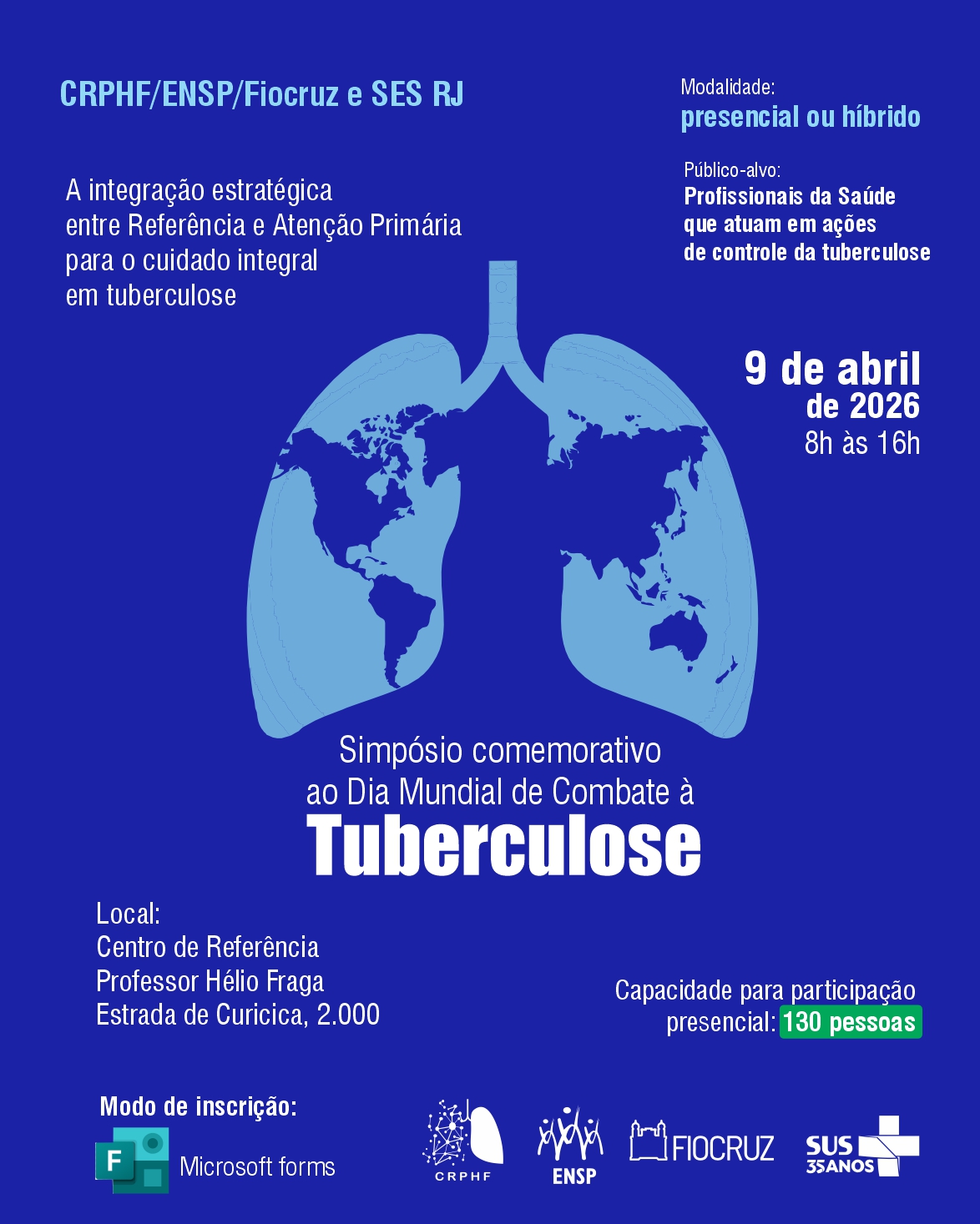 Especialistas debatem desafios do controle da tuberculose em simpósio