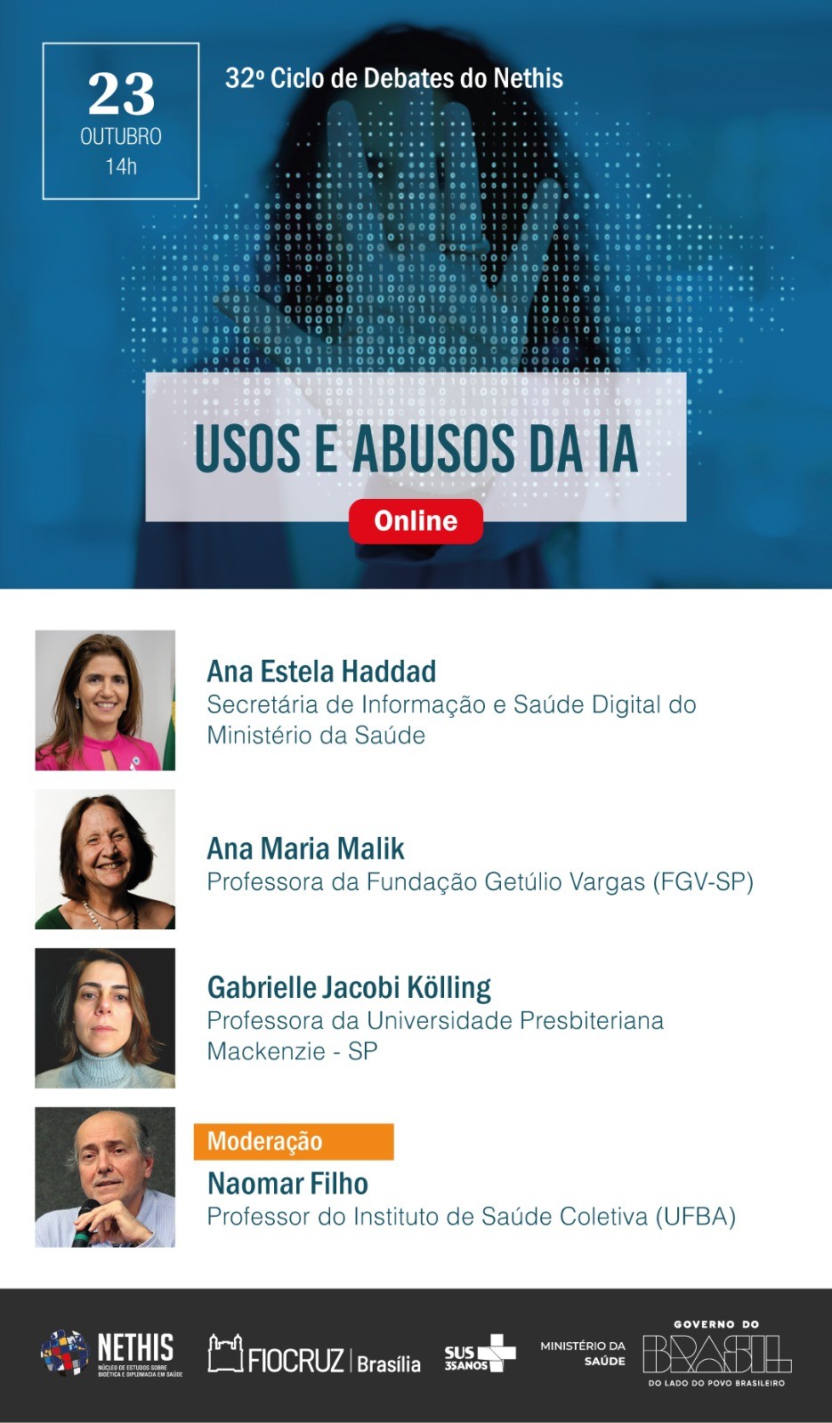 Fiocruz Brasília discute exclusão digital de mulheres e desafios no cuidado à população idosa