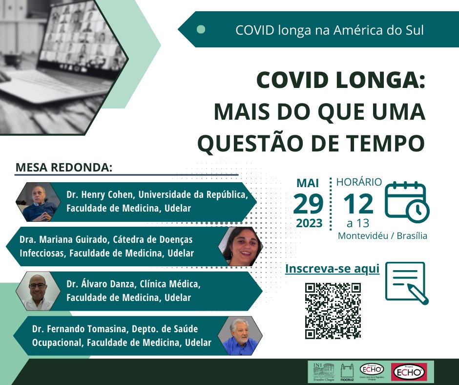 INI promove mesa-redonda online sobre Covid Longa em 29/5