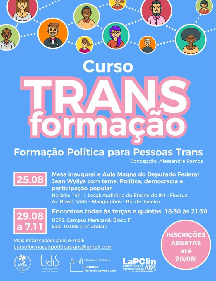 Fiocruz promove curso de formação para a população Trans